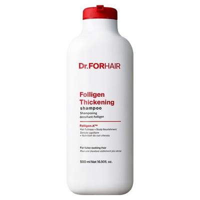 Folligen Thickening Low-Irritation Hair Loss Relief Shampoo, Herbal Floral Scent, 500 Ml, 1 Bottle