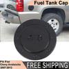 2007-2013 Chevy Avalanche Tampa do Tanque de Combustível Tampa do Bocal de Abastecimento Acabamento Fibra de Carbono Porta | Preto | Brilhante | Fácil Instalação
