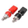Power Terminal 100A Rated Current Clear Color Terminal Binding Post Exquisite with 4mm Plug for Electronic Equipment