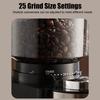 Hosioe Electric Burr Coffee Grinder, Adjustable Automatic Conical Burr Mill, Coffee Bean Grinder with 25 Grinding Settings, 2-12 Cup Capacity, French