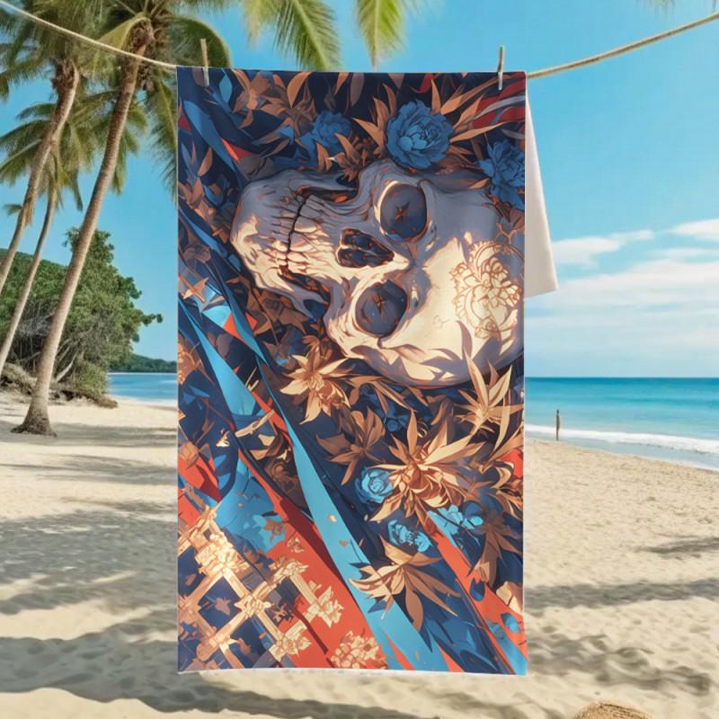 Ultra Absorbent Microfiber Beach Towel With Sea Turtle Print Quick Dry Large Size 70x140cm Pool Vacation Travel