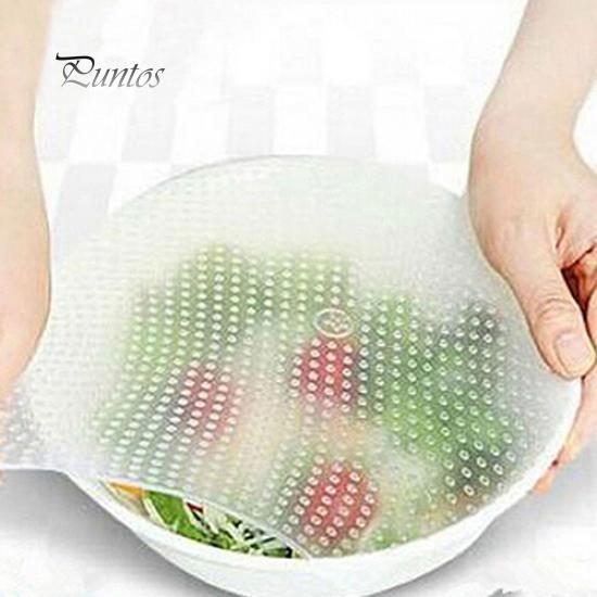 Kitchen Clear Square Food Wrapper Seal Cover Film