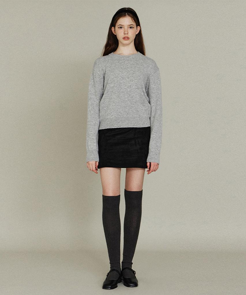 ITOV SEOUL Slit Button Round Knit Mg