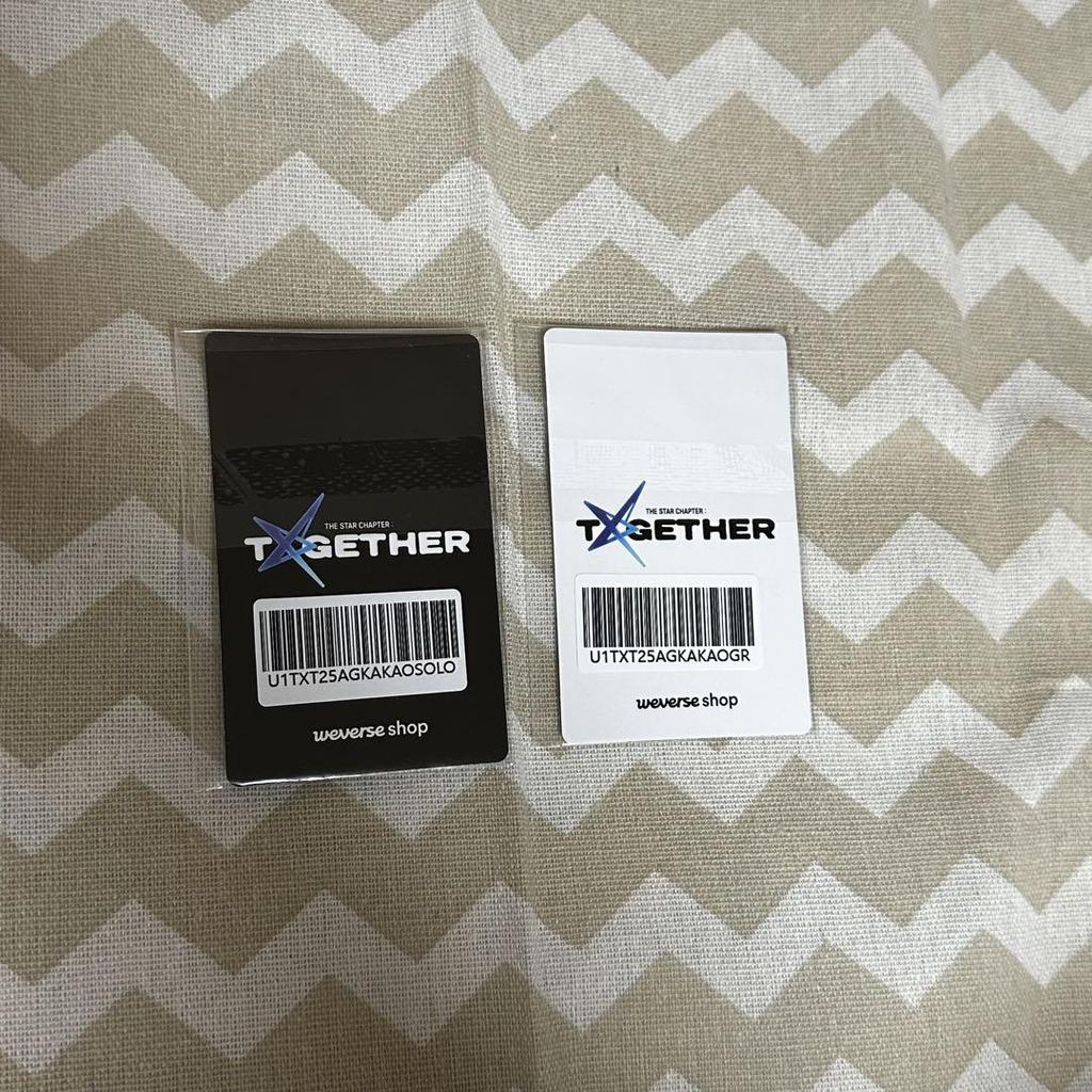 [USED] TXT TAEHYUN Kakao Bonus Photo Card Set of 2 Taehyun