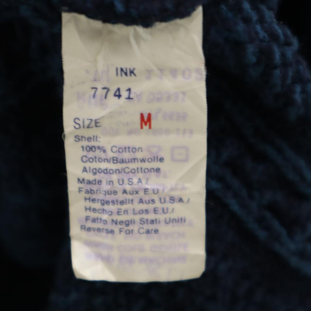 Woolrich 80s Vintage Made In USA Nordic Pattern Long Sleeve V Neck Sweater Men's Used