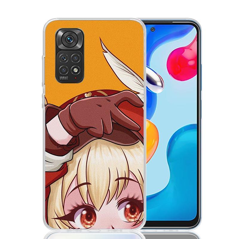 

Genshin Love Walnut Phone Case For Xiaomi Redmi Note 14 13 12S 12 11S 11T 11E Pro Plus 10S 10 Art Customized Coque Capa Note 13 Redmi Note 7