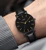 Leather Watch N [BUREI] Men's Watch, Stylish, Band, Business, Thin, Brand, Simple, Men's