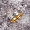 Schmuck Wolframstahl Herren- und Damenringe, Einfache Einzel-Diamantringe, Partnerringe
