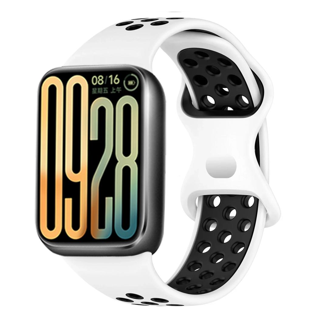 Soft Silicone Strap for Xiaomi Mi Band 8 Pro/9 Pro Sports Breathable Bracelet Wristband for Redmi Watch 6 5 4 Correa Accessorise