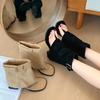 Retro Belt Buckle Toe Roman Cool Boots Women's Spring and Summer New Fashion Temperament Thin Versatile Thick Heel Short Boots