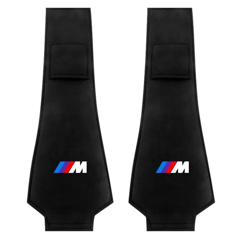 1/2 Peças Acessórios para Carro Capas Protetoras para Encosto de Cabeça de Banco Para BMW M X1 X3 X5 X6 X7 E34 E36 E39 E46 F10 F20 Z4 Performance