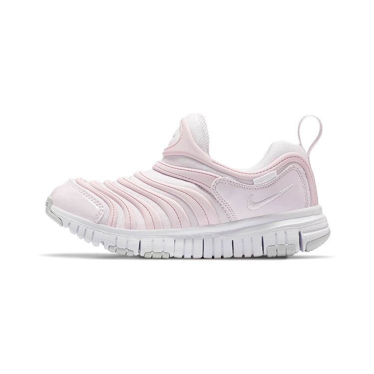 Nike Dynamo Free Slip Resistant Shock Absorbing Durable Low Top Sports Casual Shoes Kids Sneakers Light-Pink 343738-510