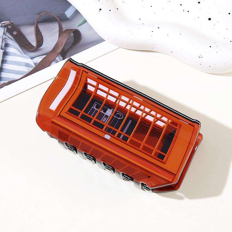 

1 шт. винтажная Анкара красная телефонная будка заколка для волос зажим для волос креативная и уникальная заколка для волос акула