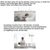 Rabbit Wake Up Lights Bedside Lamps Alarm Clocks Light Rabbit Alarm Clocks - Pink