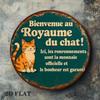 Vintage Cat Metal Wall Art Sign Decor for Cafe Shop