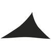 VidaXL Shade Sail 160 G-m² Black 4x5x6.8 M HDPE