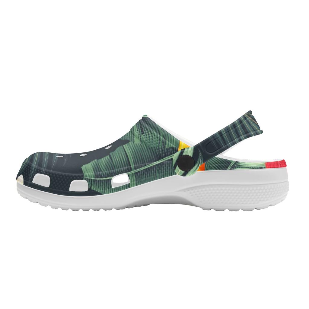 Unisex Cute Printed EVA Clogs Comfortable Breathable Slip On Casual Shoes Soft Sole Lightweight Summer Sandals Daily Leisure Wear
