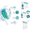 Philips Sonicare C1/2 Tandenborstel Vervangkoppen Pak van 4 Zacht en Effectief