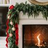 A Man-made Cedar Wreath - Versatile Christmas and Winter Wedding Decoration
