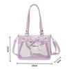 Spicy Girl Cool Ita Bag Large Capacity Transparent Pain Layer Crossbody Bag Love Chain Ulzzang Shoulder Bag Handbag