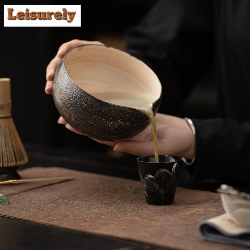 8PCS Japanese Power Yin Matcha Set Safe Bamboo Whisk Teaspoon Tea Sets Whisk Stand Beverage Shop Tea-making Tools Accessories