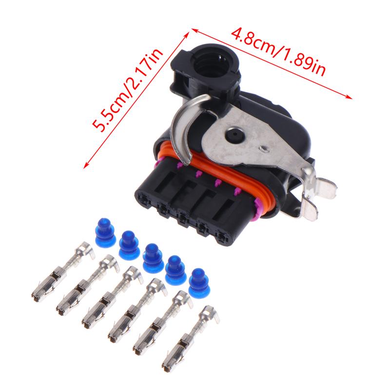 5pin 1.5mm Dj7051k-1.5-21 Black/18242.000.000 Vehicle Connector Is Suitable For Wiper Motor Plug