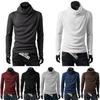 Men Long Winter Sleeve Cowl Neck Basic Sweater Shirts Jumper Tops Casual Thermal