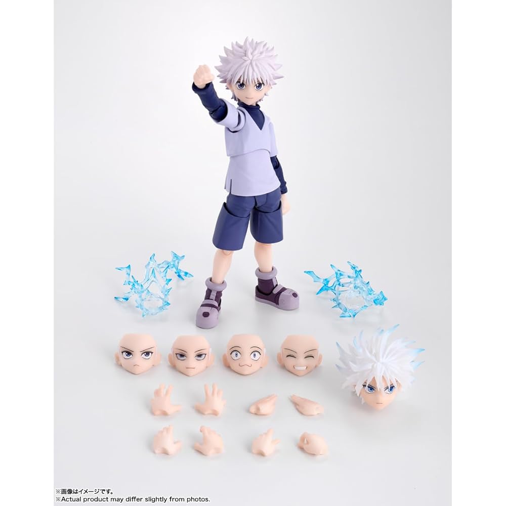 TAMASHII NATIONS S.H.Figuarts HUNTER×HUNTER Killua, Approximately 135mm, PVC & ABS Painted Action Figure