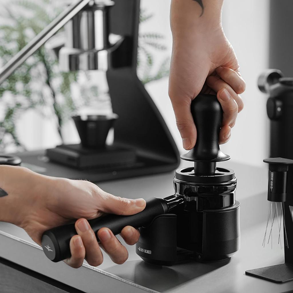 51mm Coffee Tamper 30lb Espresso Tamper Constant Pressure Tamper Sound Feedback Easy to Press Obsidian Series MHW-3BOMBER T7016-OS