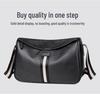 Men's Urban Minimalist Genuine Leather Crossbody Shoulder Bag - Large Capacity