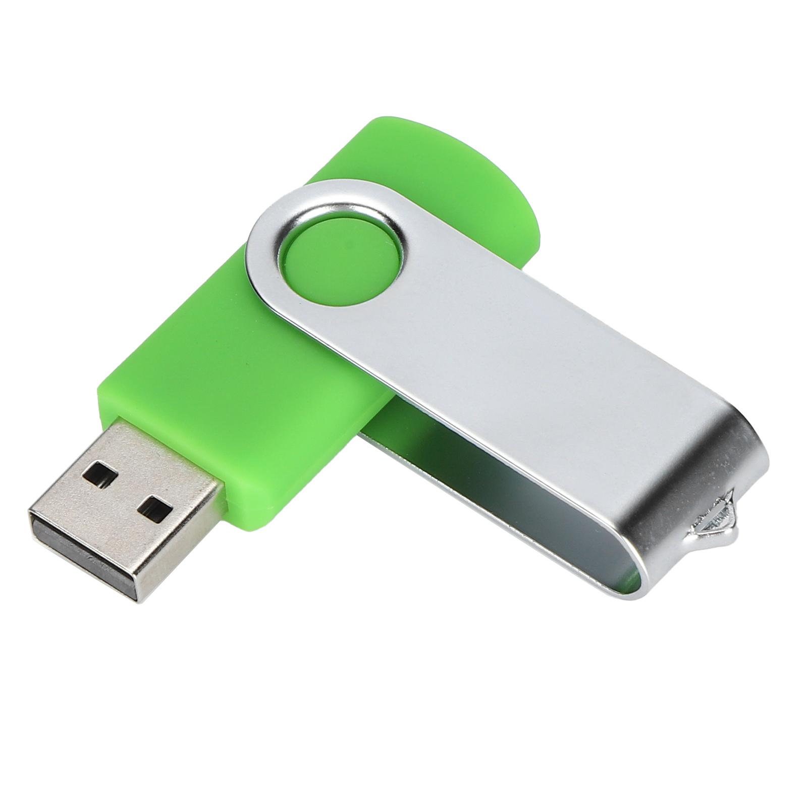 

USB-флешка конфетно-зеленого цвета, вращающаяся, портативное хранилище, карта памяти для ПК, планшета 4GB