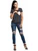 2019 European and American Style Round Neck Short Sleeve Maternity Nursing T-Shirt
