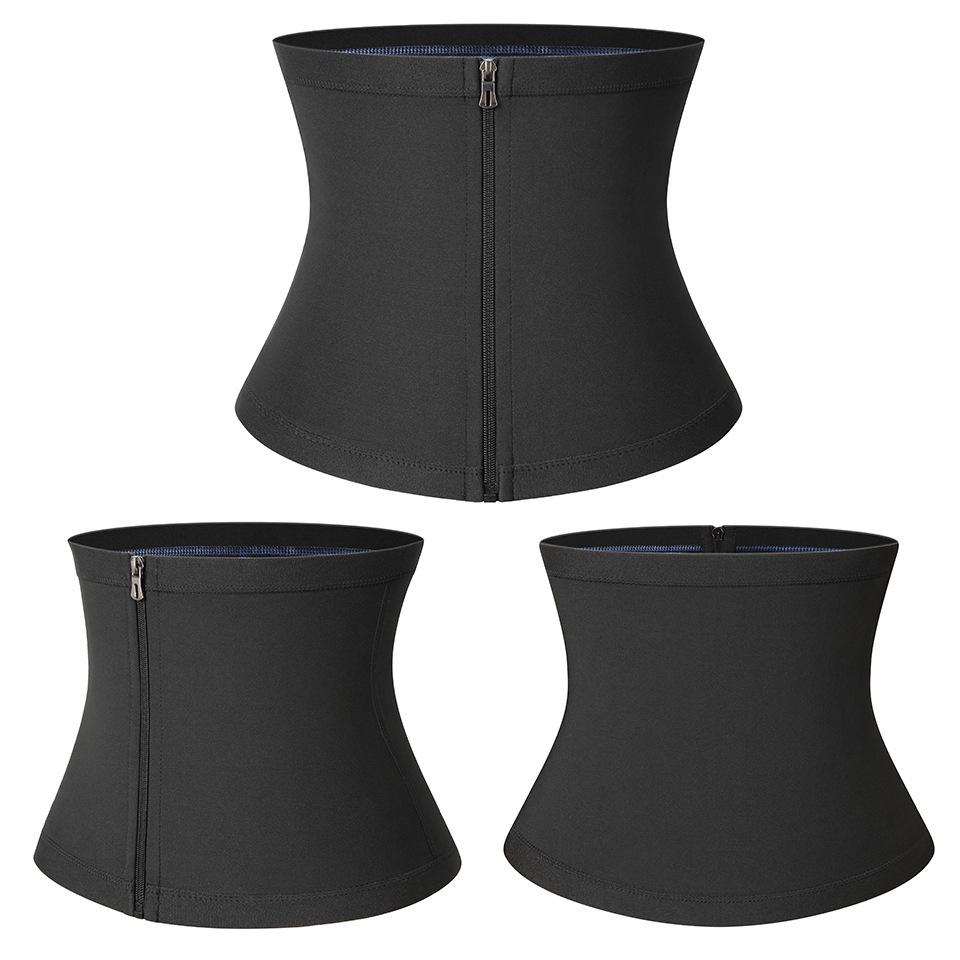 Women's Sweat-Inducing Postpartum Waist Trainer & Slimming Body Shaper with Sauna Back Support