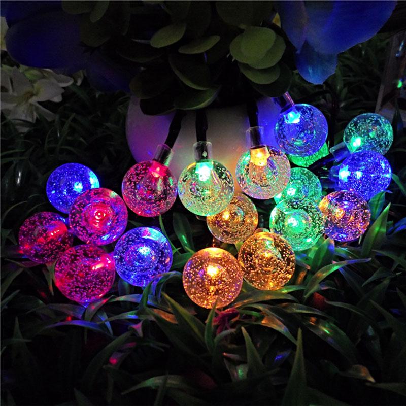 

Solar Powered Outdoor 30 Led String Light Garden Patio Yard Landscape Lamp Party Colorful