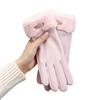 Touchscreen Women Winter Gloves Warm Cycling Mittens Fashion Plush Gloves  Outdoor