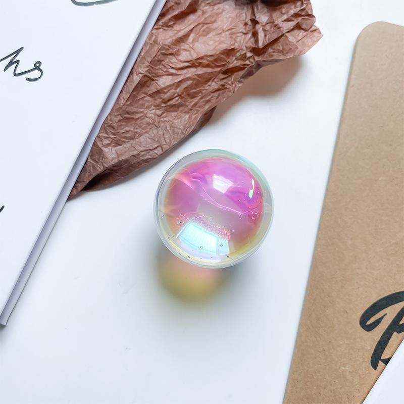 

Mobile Phone Airbag Bracket Colorful Ball Laser Paste Retractable Desktop Air Cushion Support Frame Simple Niche