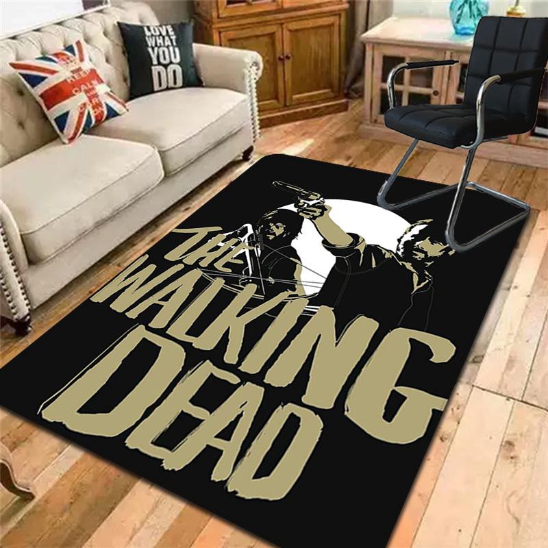 The Walking Dead Rug Floor Mat for Living Room or Bedroom Soft and Comfortable Carpet a Gift for Birthday and Holiday.MFF0918008