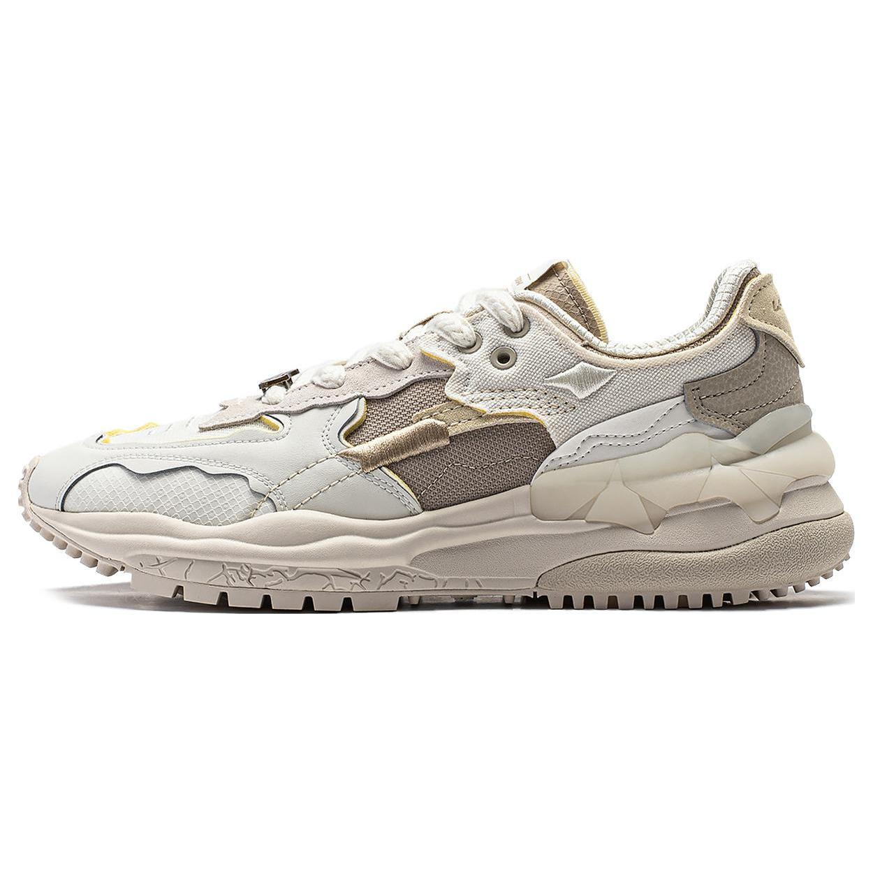 

New LiNing CF Tracing Collection Origin 2 Anti Slip Wear Resistant Casual Shoes Men s White Gray AGCT323-2 39