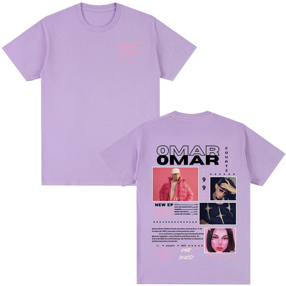 Omar Courtz Primera Musa Album Tour Merch T Shirt Unisex Women Clothing Hip Hop Fashion Tshirt Casual Cotton Short Sleeve Tshirts