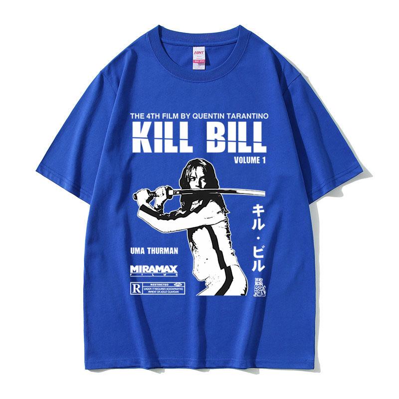Slavný režisér Quentin Tarantino Film Kill Bill Tričko Pánské Dámské Letní O-výstřih Vintage Trička Pánská Ležérní Bavlněná Trička