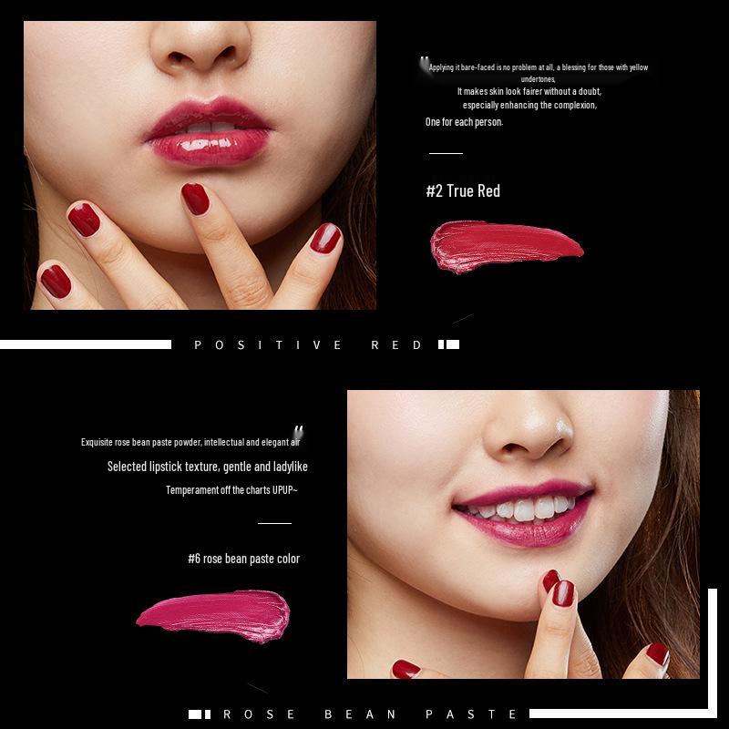 Charming Silky Lipstick: Moisturizing, Long-lasting, Easy Application, Enhances Complexion