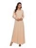New Muslim Long Sleeve Cotton Inner Dress with Free Belt