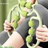 9-Wheel Leg Muscle Relaxer & Yoga Roller Clamp