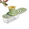 Hand Garlic Grinder Easy Grip Veggie Shredder With Container Multifunctional Garlic Grinder For Veggie Onion Food Fruit Carrot