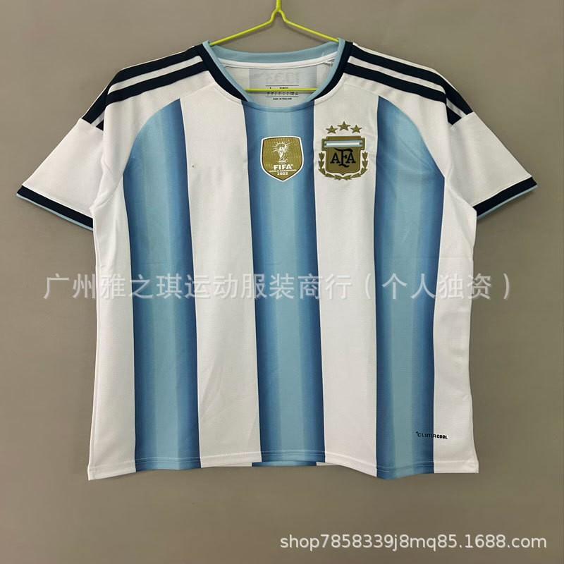 Národní tým Argentiny 2026 Domácí Venkovní Fotbalový Dres Pánský Krátký Rukáv Fotbalová Súprava Tréninkové Oblečení Velikost S-XXL