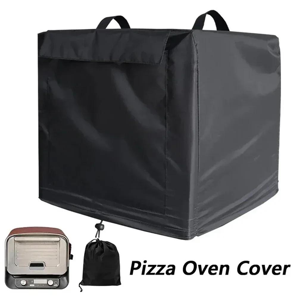 Outdoor Pizza Oven Cover With Pocket Dust Cover 21.5"*18"*15.1" Square Pizza Oven Cover Waterproof/stain-resistant Oven Parts