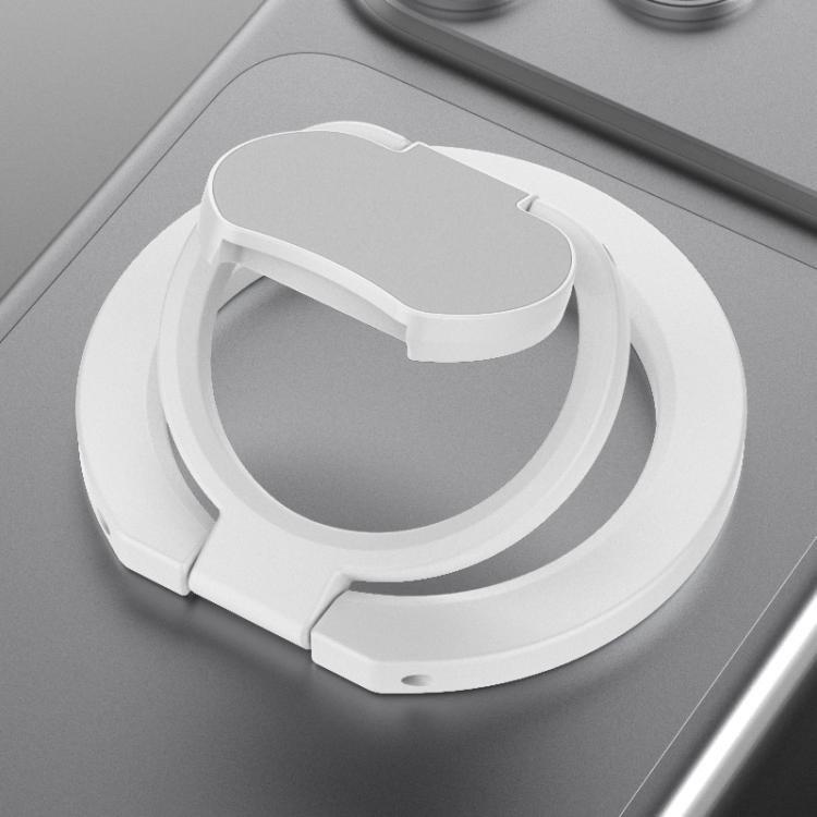 Solid Color Folding Double‑Sided Magnetic Ring Phone Holder Multi‑Angle Adjustable Portable Phone Stand