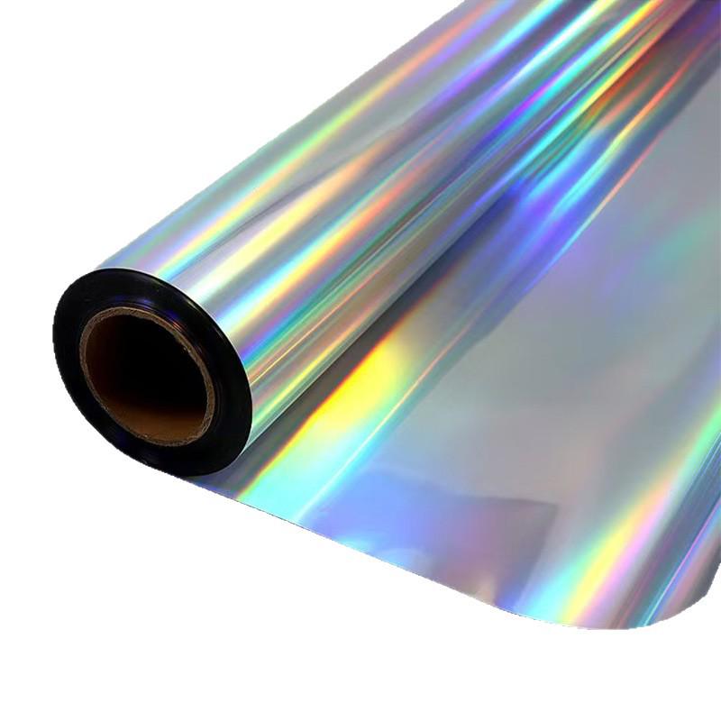 Self-Adhesive Seven-Color Laser PET Film Sticker for Engraved Decorations - Douyin Style