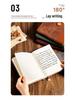 A5 Soft Leather Buckle Notebook: Customizable Diary Gift Set