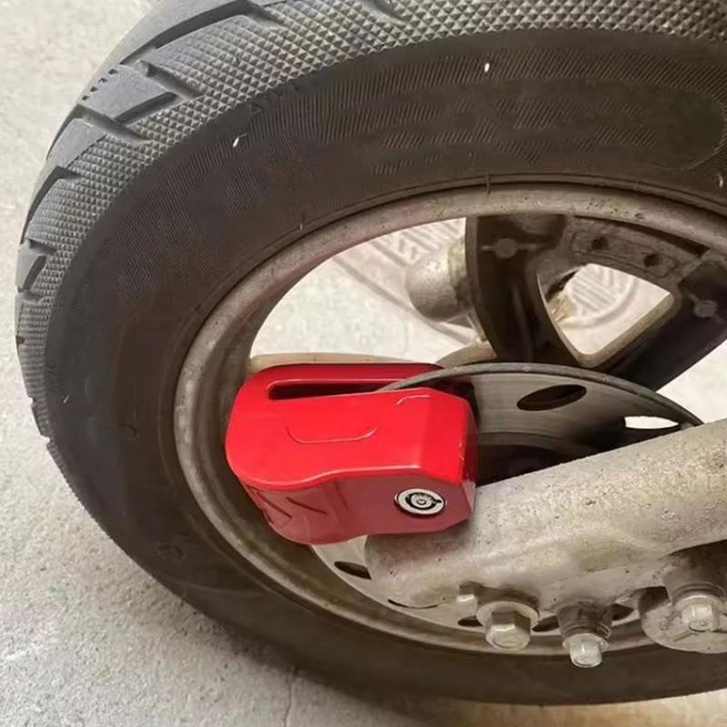Motorcycle Anti-theft Lock Police Disc Brake Lock Safety Motorcycle Wheel Disc Padlock Waterproof Bicycle Anti-theft